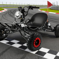 kaiwrxin 2000W Electric Go Kart for Adults and Kids, 25MPH Speed, 15-20KM Range, 3H Fast Charge, 120KG Capacity, for Outdoor Fun