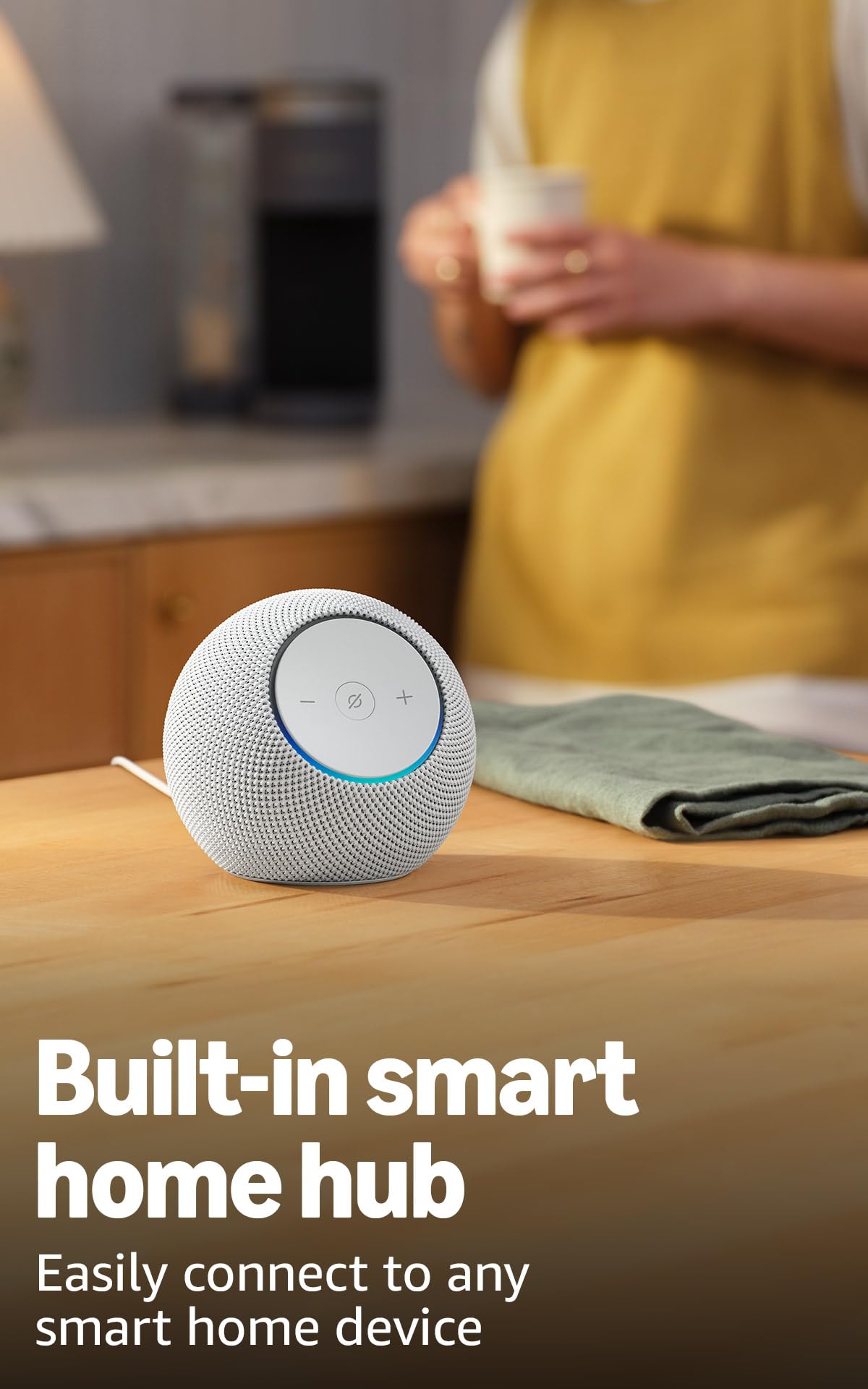 Introducing Amazon Echo Dot Max, Alexa speaker with room-filling sound and built-in smart home hub, with Alexa+ Early Access, Graphite