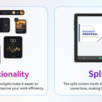 URAO 10 Inch Tablet Android 14 8GB(3+5 Expand) RAM 64GB ROM 1TB Expand 1280x800 IPS Screen 5000MAH Battery Dual Cameras WiFi 6