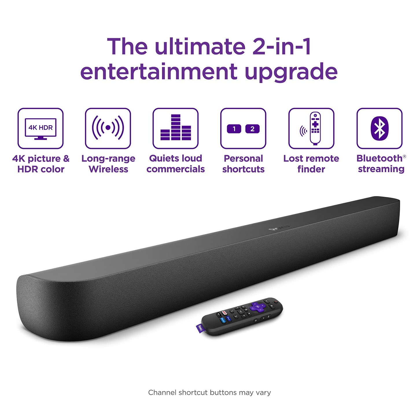 Roku Streambar Pro Stereo Soundbar Grey
