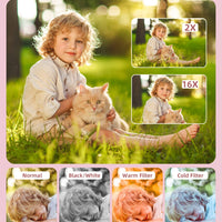 Digital Camera, FHD 1080P Digital Point and Shoot Camera with 16X Zoom Anti Shake, Compact Small Camera for Boys Girls Kids - Volt-Edge Technologies®