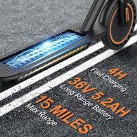 VOLPAM Electric Scooter, 350W/500W, 8.5"/10" Tires, 12/21/28 Miles Range, 16/19/22Mph, Folding E-Scooter with Dual Braking (8.5''-12Miles-350W) - Volt-Edge Technologies®