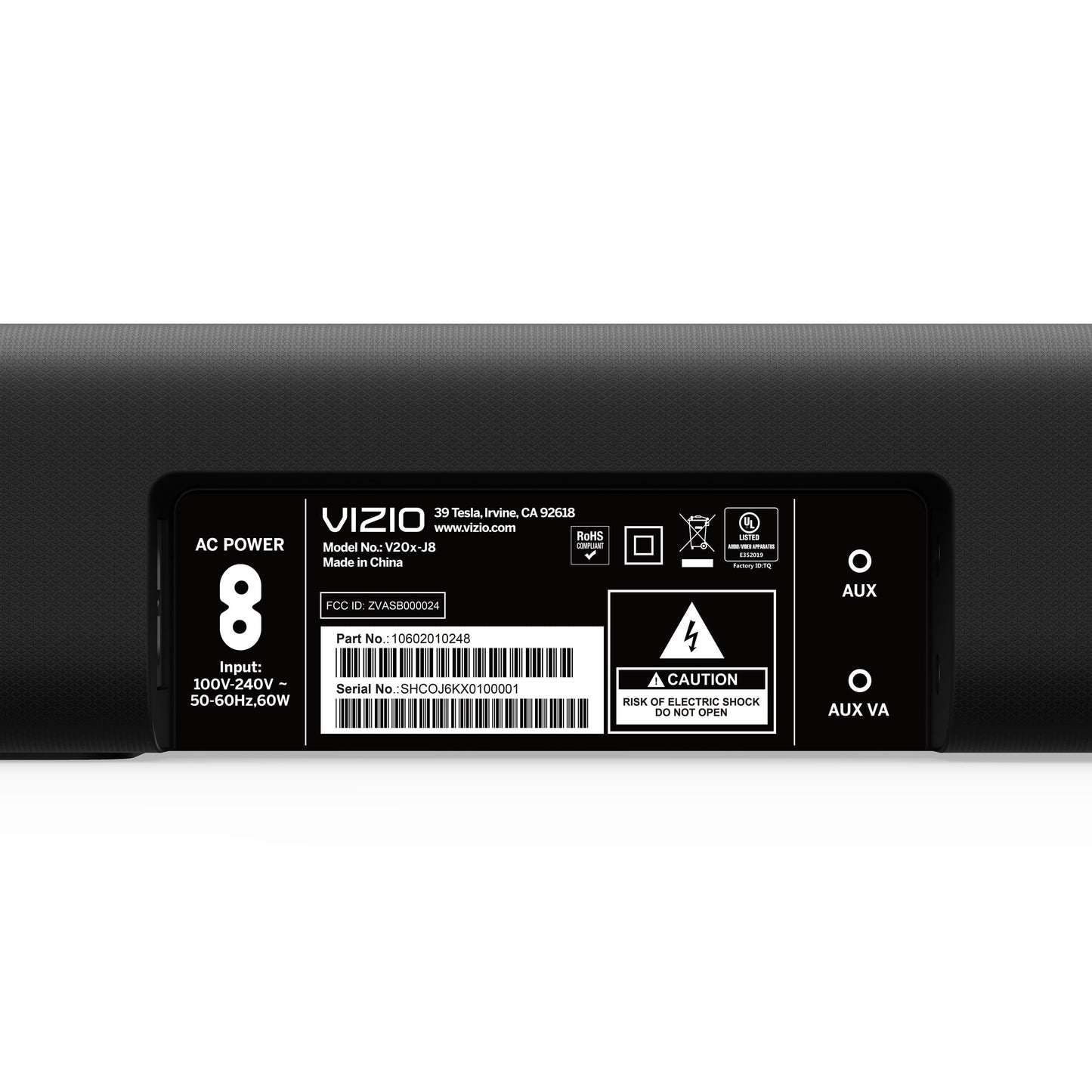 VIZIO V-Series 2.0 Compact Sound Bar with Dolby Audio, DTS:X, Bluetooth V20x-J8 - Volt-Edge Technologies®