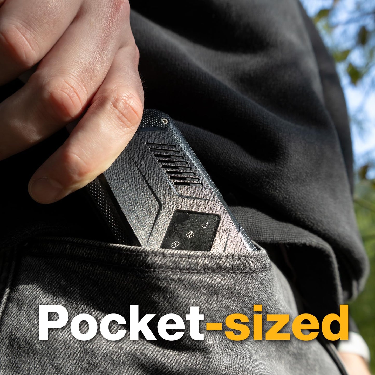 AGM M10 Rugged Basic Flip Phone, 4G Feature Cell Phone, Simple Mobile Phones, Waterproof & Drop-Proof, Pocket-Sized, SOS Button, Speed Dial, 98dB Speaker, Large Fonts & Big Buttons, for T-Mobile ONLY