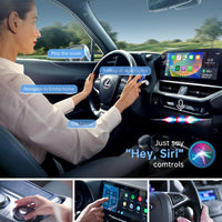 Jemluse Wireless CarPlay Adapter for Apple iPhone - Multi-User Seamless Connection for Convert Wired to Wireless Car Play Adapter - No Latency from iOS 10+ to Screen w/USB C (Gray)