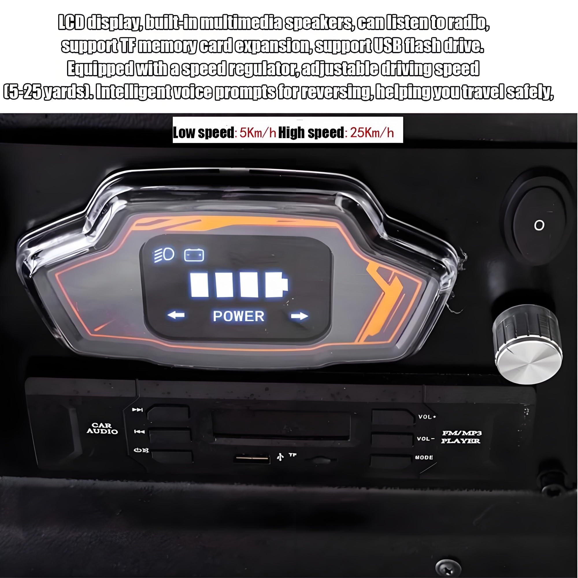 4 Wheel Seniors Adults Travel Mobility Scooter ，2-Seat Electric Golf Cart，All Terrain Recreational Powered Scooters Vehicle 800W Foldable Compact Cruiser Extra Large Portable Capacity Storage Trunk(Ye