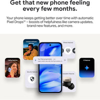 Google Pixel 9a with Gemini - Unlocked Android Smartphone with Incredible Camera and AI Photo Editing, All-Day Battery, and Powerful Security - Peony - 128 GB