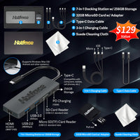 HP Stream 14" HD BrightView Laptop, Intel Processor N150, 16GB RAM, 416GB Storage (128GB eMMC + 288GB Docking Station Set), Intel UHD Graphics, 720p Camera, Wi-Fi, 1 Year Office 365, Win 11 S, Gold