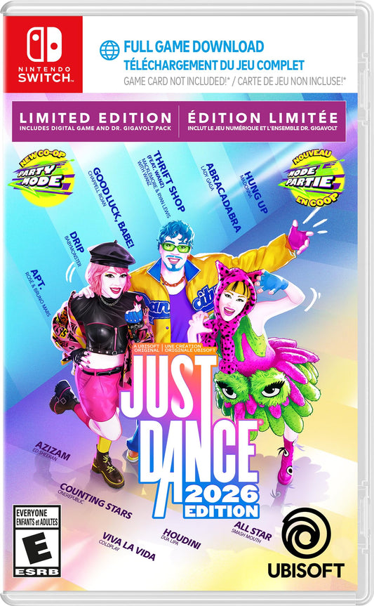 Just Dance 2026 Edition - Limited Edition, Nintendo Switch (Code in Box)