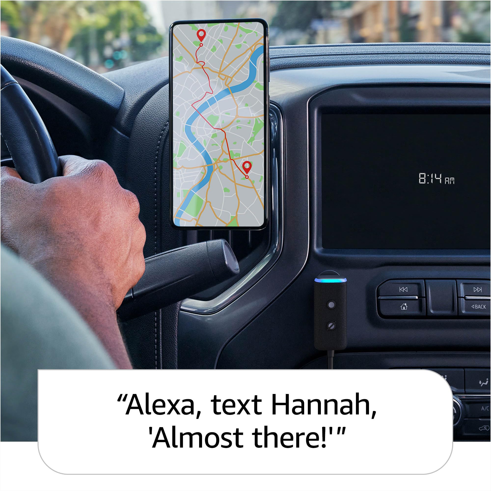 Amazon Echo Auto, Add Alexa to your car, with Alexa+ Early Access