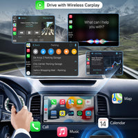 Jemluse Wireless CarPlay Adapter for Apple iPhone - Multi-User Seamless Connection for Convert Wired to Wireless Car Play Adapter - No Latency from iOS 10+ to Screen w/USB C (Gray)