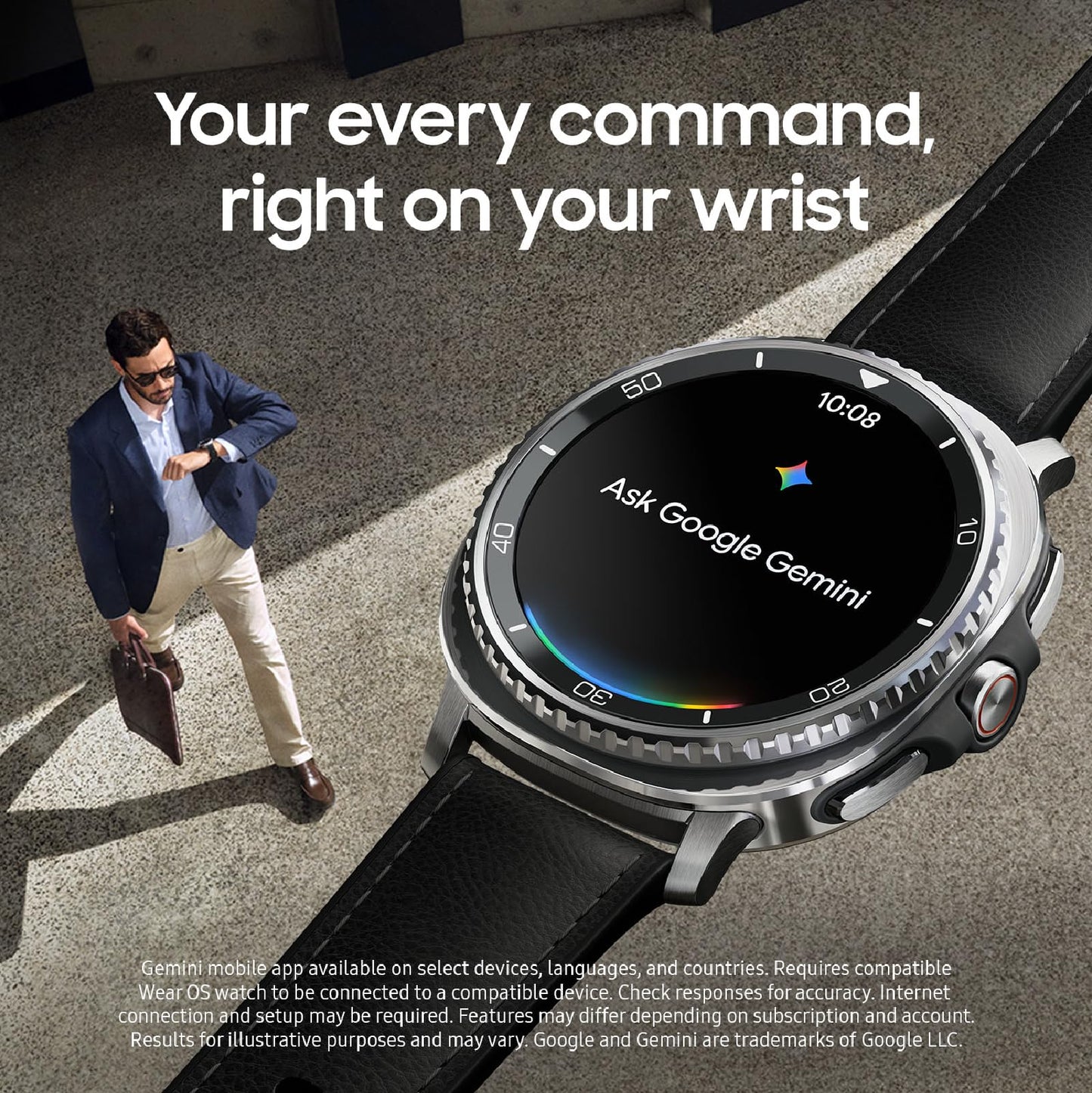 Samsung Galaxy Watch 8 Classic (2025) 46mm LTE Smartwatch, Cushion Design, Rotating Bezel, Quick Button, Sleep Coaching, Running Coach, Energy Score, Black [US Version, 2 Yr Warranty]