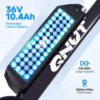 Totem Electric Bike for Adults, 750W Peak 26" Ebike for Men Women Teens with 375WH, 21 Speed, 20Mph, Up to 40Miles Front Suspension, Commuting E-Bike Mountain Bicycle - Volt-Edge Technologies®