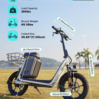 Gotrax A7 Electric Scooter for Adults-16 Pneumatic Tires, 500W Motor Hits 20 Mph, 28 Miles Range & 2 Gears, Comfortable Seat & Big Seat Bag, Wider Deck & Carry Basket for Daily Commuting Black