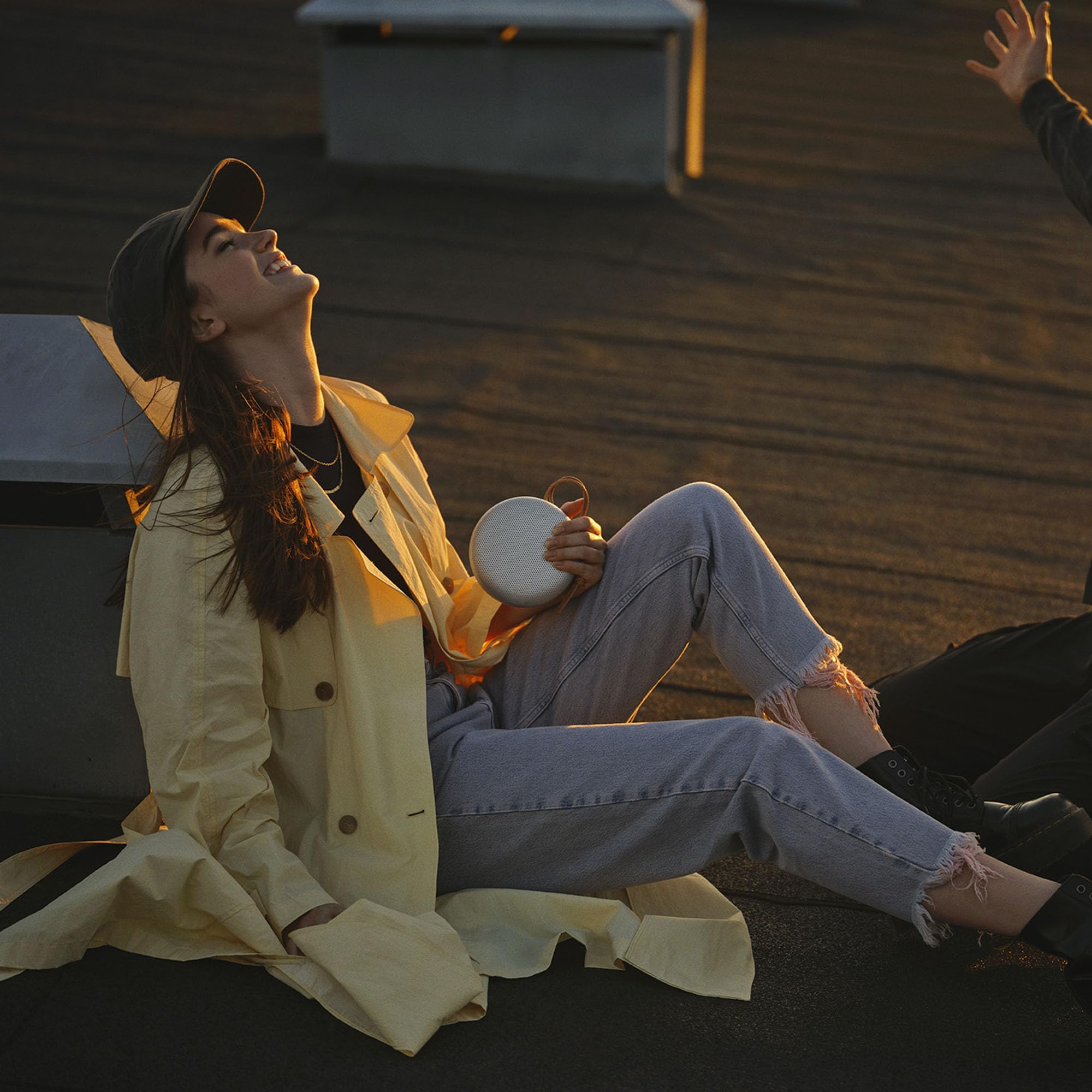 Bang & Olufsen Beosound A1 (2nd Generation) Wireless Portable Waterproof Bluetooth Speaker with Microphone, Grey Mist