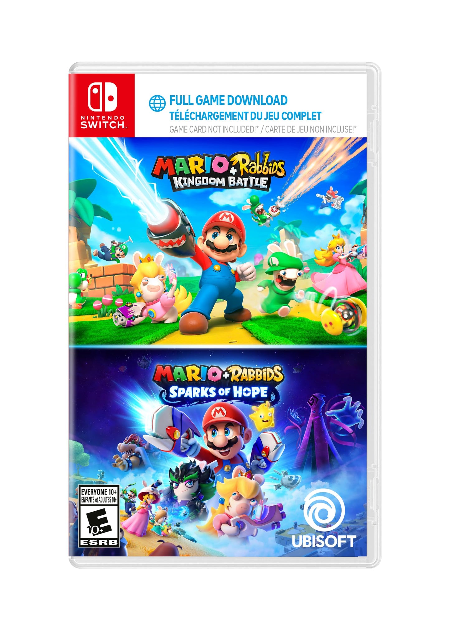 Mario + Rabbids Dual Pack - Amazon Exclusive, Nintendo Switch (Code in a Box)