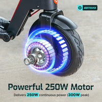 Gotrax GXL V2 Electric Scooter, 8.5" Solid Tire, Max 12 Mile and 15.5Mph Speed Power by 250W Motor, Lightweight 25.95lb, Cruise Control Aluminum Alloy Frame Foldable Commuting Escooter for Adults