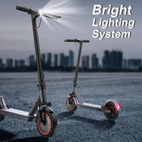 VOLPAM Electric Scooter, 350W/500W, 8.5"/10" Tires, 12/21/28 Miles Range, 16/19/22Mph, Folding E-Scooter with Dual Braking - Volt-Edge Technologies®