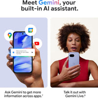 Google Pixel 9a with Gemini - Unlocked Android Smartphone with Incredible Camera and AI Photo Editing, All-Day Battery, and Powerful Security - Peony - 128 GB