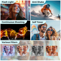 4K Digital Camera for Photography Autofocus, 2024 Latest 48MP Vlogging Camera for YouTube with SD Card, 2 Batteries, 3" 180°Flip Screen Compact Travel Camera for Teens with 16X Zoom, Anti-Shake,Black - Volt-Edge Technologies®