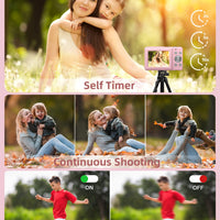 Digital Camera, FHD 1080P Digital Point and Shoot Camera with 16X Zoom Anti Shake, Compact Small Camera for Boys Girls Kids - Volt-Edge Technologies®