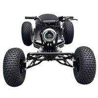 Zyliathor Electric Go Kart Adults/Kids Off-Road 48V 1500W Motor 12-31MPH, 8'' Alum Wheels, 10.4Ah(12+Mi) 440lbs, 3-Speed LED & Charger (Black)