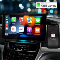 JVC KW-Z1000W Bluetooth Car Stereo Receiver with USB Port –10.1" Floating Touchscreen HD Display, AM/FM Radio - MP3 Player - Double DIN - Waze-Ready with Apple CarPlay or Android Auto (Black)