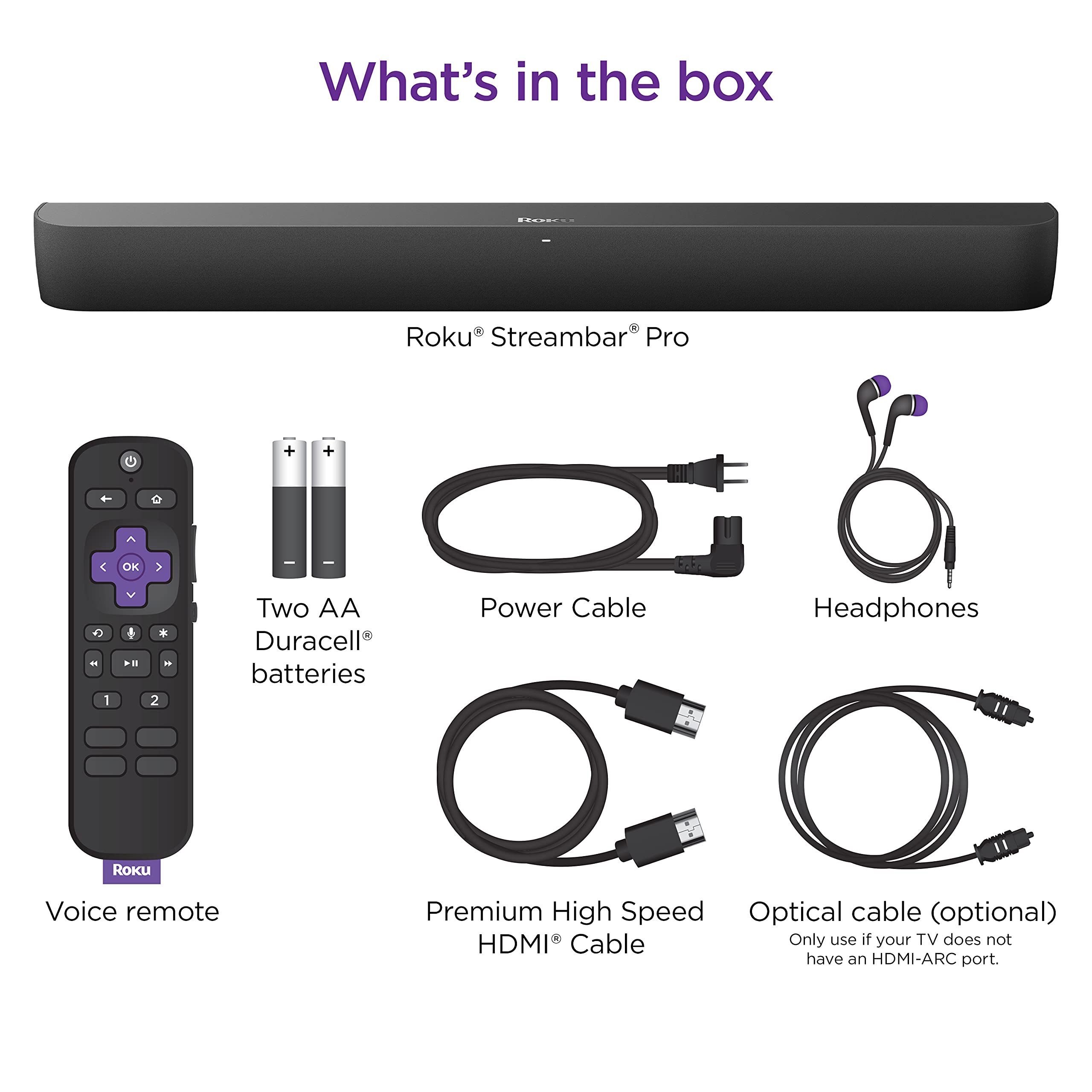 Roku Streambar Pro Stereo Soundbar Grey