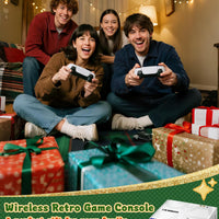 2025 NEW Upgrade Retro Gaming Console Pro, Vide Game Consoles with 4K HDMI, Built-in 20000+ Games & 23 Emulators, Plug and Play Video Gaming Consoles with Upgrade Dual 2.4G Wireless Controllers (64G)