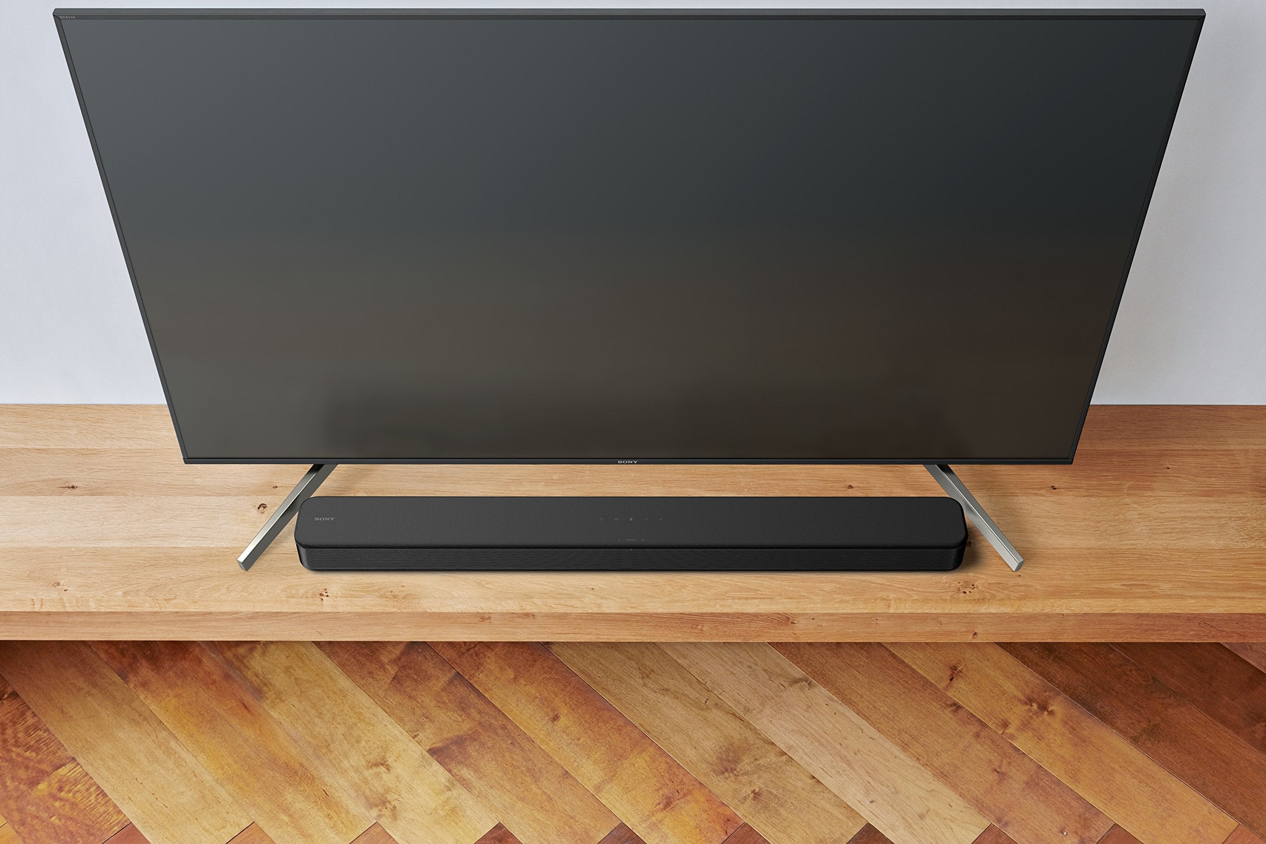 Sony S100F 2.0ch Soundbar with Bass Reflex Speaker, Integrated Tweeter and Bluetooth, (HTS100F), easy setup, compact, home office use with clear sound black - Volt-Edge Technologies®