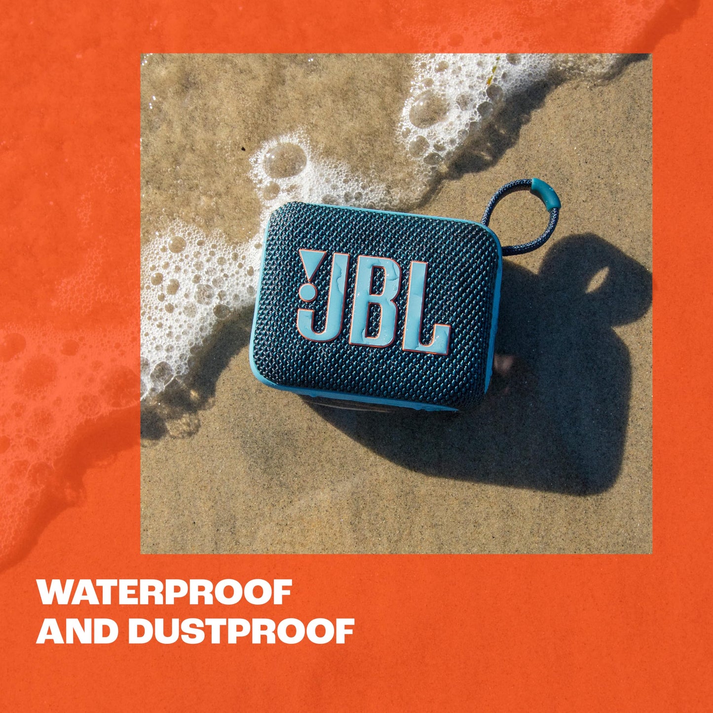 JBL Go 4 - Ultra-Portable, Waterproof and Dustproof Bluetooth Speaker, Big Pro Sound with Punchy bass, 7-Hour Built-in Battery, Made in Part with Recycled Materials (Black) - Volt-Edge Technologies®