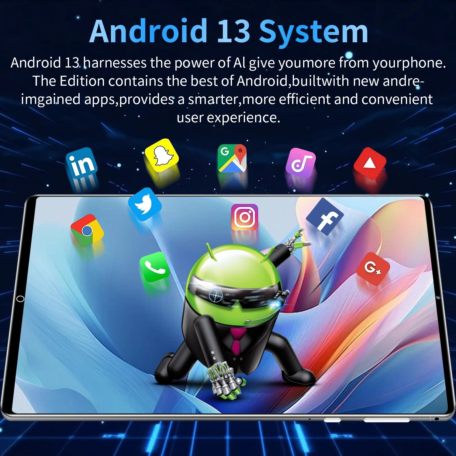 2025 Global Version 10.36 Inch Android 13.0 Tablet Android 16GB Ram 1TB Rom 16MP 32MP 12000mAh Network Bluetooth 5G WIFI Tablets