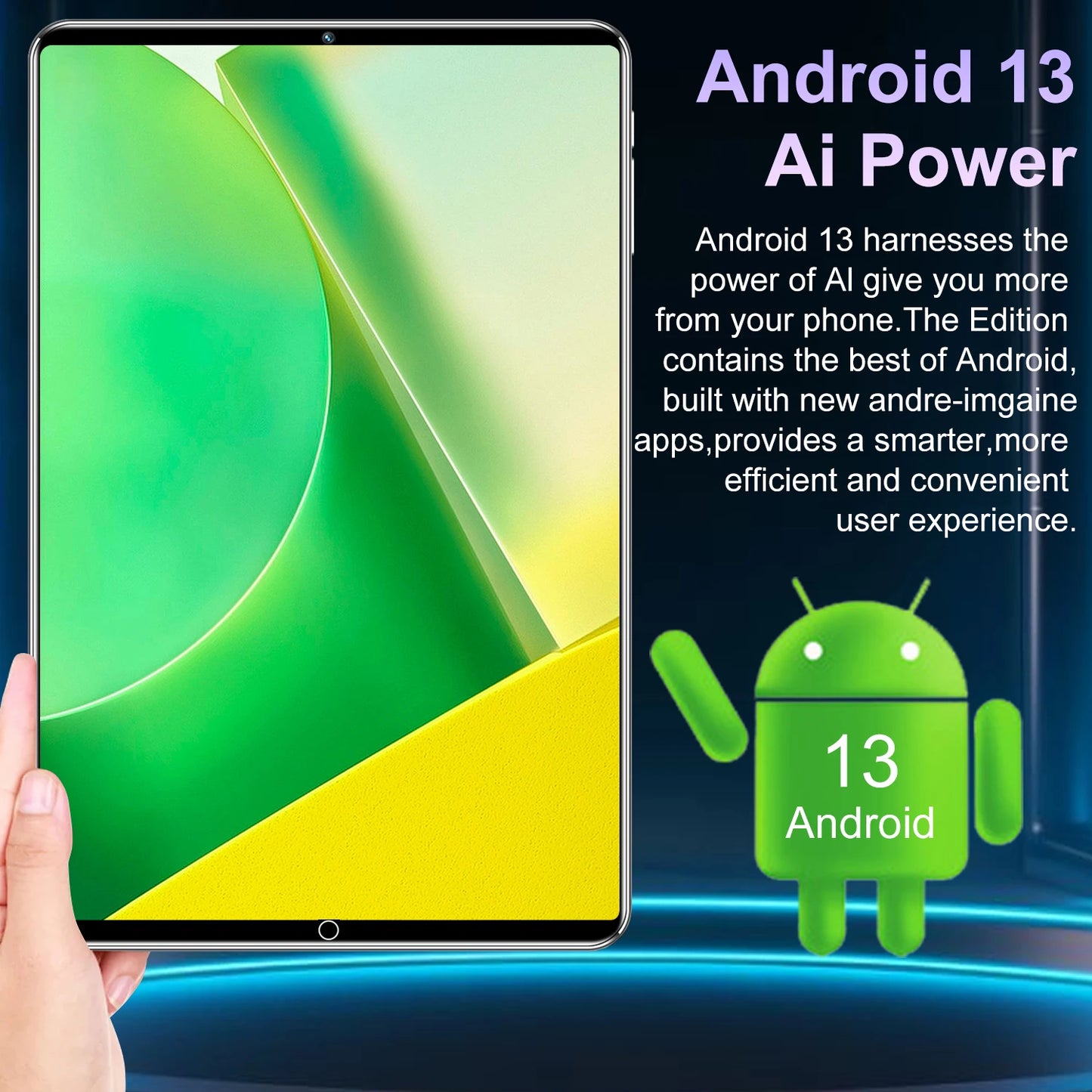 2025 New 5G Tablet Android 13.0 10.36Inch 16GB RAM 1TB ROM Tablets 16MP 32MP 12000mAh 10Core WiFi Bluetooth Network Tablet GPS