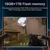 2025 New 5G Tablet Android 13.0 10.36Inch 16GB RAM 1TB ROM Tablets 16MP 32MP 12000mAh 10Core WiFi Bluetooth Network Tablet GPS