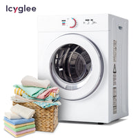 ICYGLEE Compact Dryer 1.8 cu. ft. Portable Clothes Dryers Four Function Small Dryer Machine Suitable for Apartments Dorm RVs