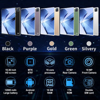 2025 Global Version 10.36 Inch Android 13.0 Tablet Android 16GB Ram 1TB Rom 16MP 32MP 12000mAh Network Bluetooth 5G WIFI Tablets