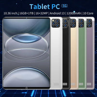 2025 Global Version 10.36 Inch Android 13.0 Tablet Android 16GB Ram 1TB Rom 16MP 32MP 12000mAh Network Bluetooth 5G WIFI Tablets