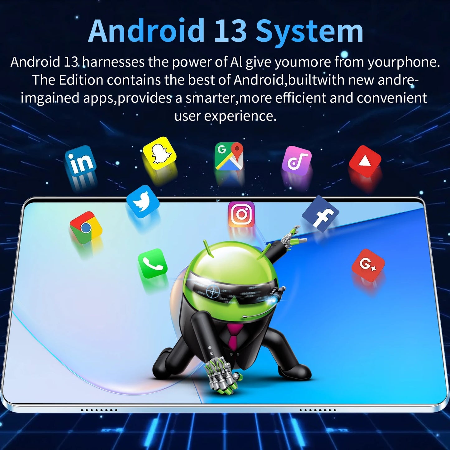 2025 Global Version 10.36 Inch Android 13.0 Tablet Android 16GB Ram 1TB Rom 16MP 32MP 12000mAh Network Bluetooth 5G WIFI Tablets