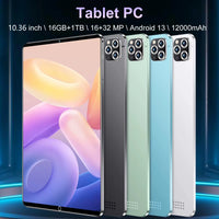 2025 New 5G Tablet Android 13.0 10.36Inch 16GB RAM 1TB ROM Tablets 16MP 32MP 12000mAh 10Core WiFi Bluetooth Network Tablet GPS