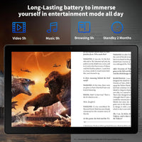 A10L 10 Inch Android Tablet 12GB RAM 64GB ROM IPS HD Touch Screen with Keyboard Case Mouse Stylus 8 in 1 Tablet Kit