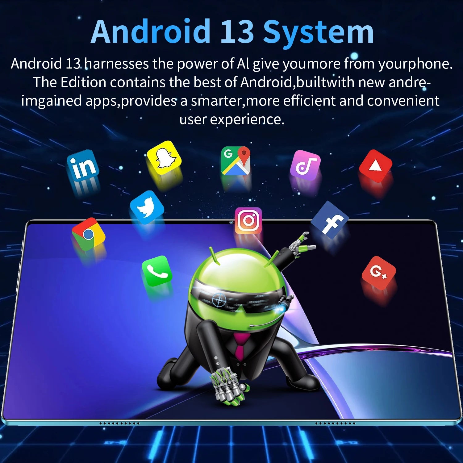 2025 Global Version 10.36 Inch Android 13.0 Tablet Android 16GB Ram 1TB Rom 16MP 32MP 12000mAh Network Bluetooth 5G WIFI Tablets