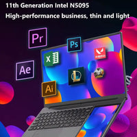 15.6 + 7 Inch Dual Screen Laptop 7 Inch Touch Screen Computer With RGB Backlit Keyboard