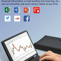 High Quality 7 Inch Pocket Touch Screen Laptop Intel Celeron N4000 Win 10 Student Laptops Computer Touchscreen Business Notebook