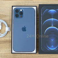 Genuine Apple iPhone 12 Pro Max 128/256/512GB ROM Original 6.7" Retina OLED RAM 6GB A14 Face ID NFC Unlocked 5G 98% New Phone