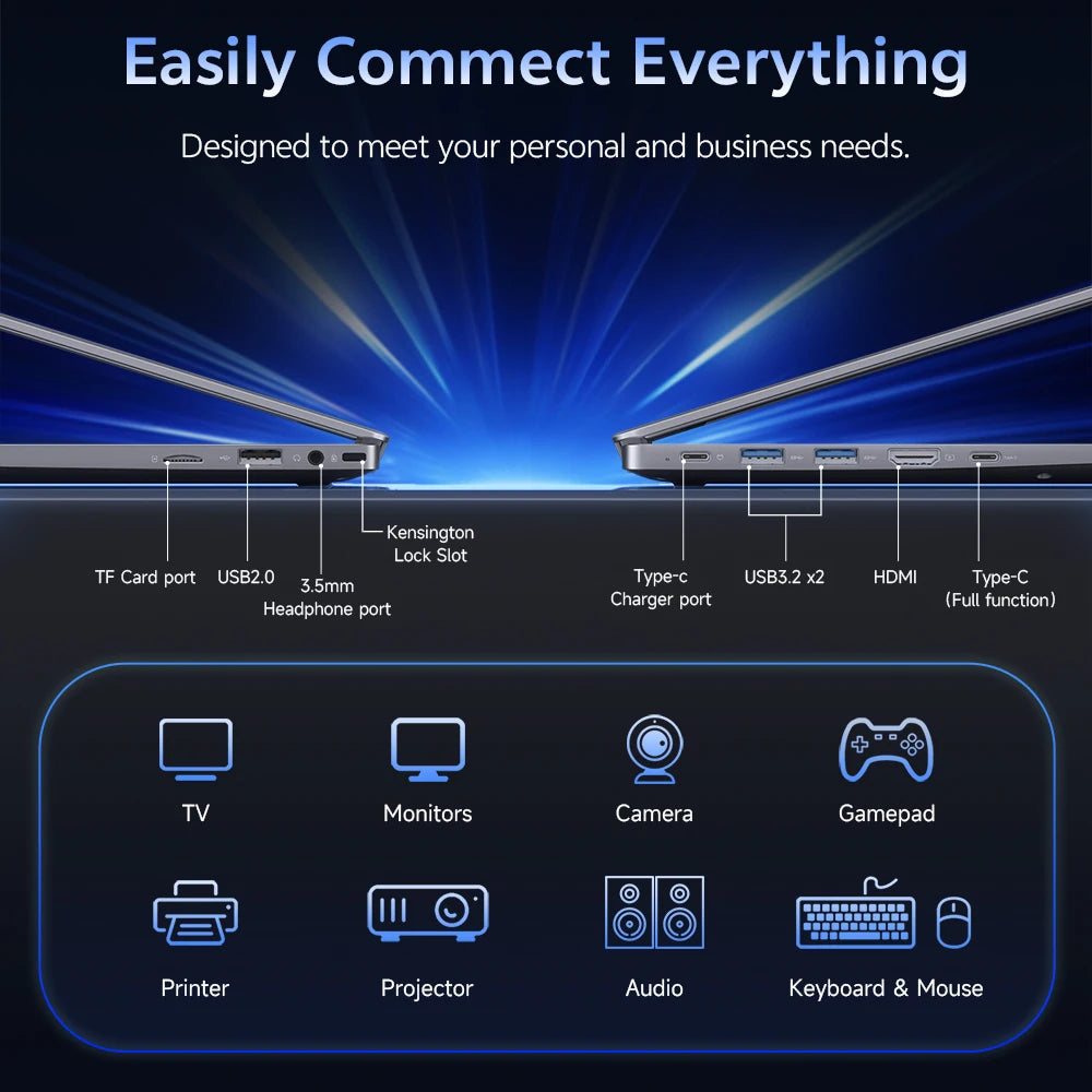 Cheapest Factory Wholesale 15.6" Laptop Computer 16GB+512GB Intel Pentium Gold 6500Y US Warehouse Portable Laptops Brand New