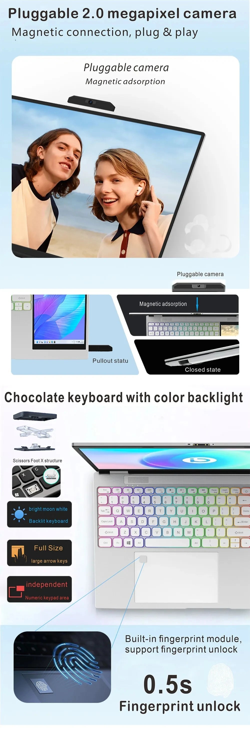 Wholesale 15.6 Inch Laptop Intel Celeron N100 Student Laptops Computer Cheap Touch Screen Notebook Computer for Business Office