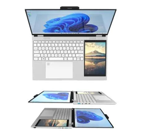 15.6 Inch  Dual Screen Ultra Slim Laptops Brand New Notebook N100 32Gb Ram 2Tb SSD Business Laptop