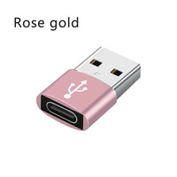 USB 3.0 to USB C 3.1 Adapter Mini Hi-Speed USB Type C Female to USB Type A Male Fast Charging Data Sync OTG Adapter Converter
