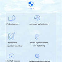 Electric Water Heater Electric Shower Quick Heating DC Machine Household Kitchen Bathroom Unlimited Hot Water Remote Control