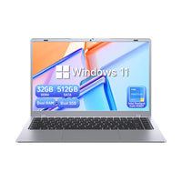 US Warehouse Factory Wholesale 15.6" Laptop Computer 16GB+512GB Intel Pentium Gold 6500Y Portable Laptops Brand New